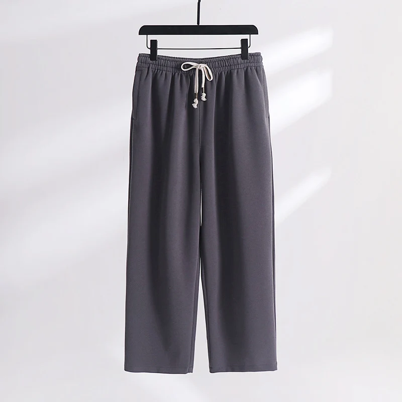 Unisex Gefütterte Fleece-Jogginghose mit elastischem Bund Kordelzug und schmalem Knöchelbündchen Drune