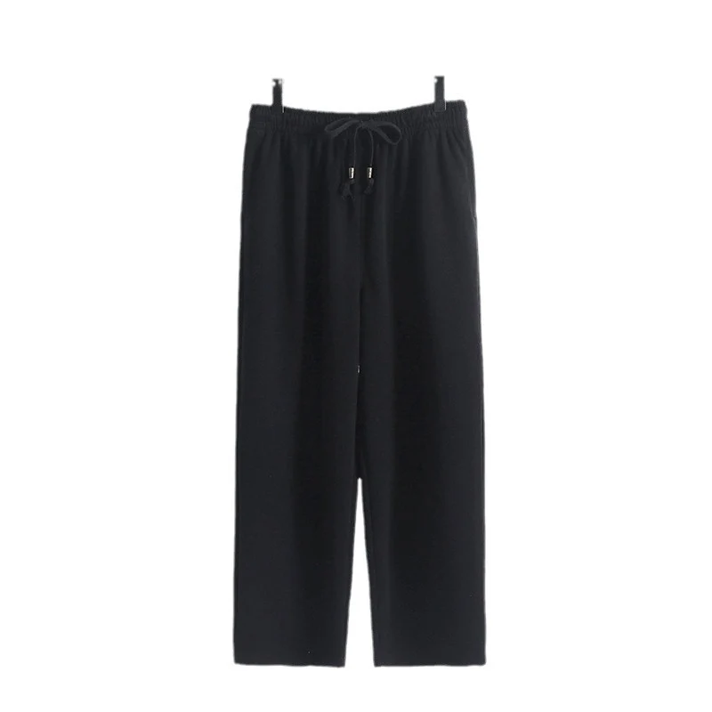 Unisex Gefütterte Fleece-Jogginghose mit elastischem Bund Kordelzug und schmalem Knöchelbündchen Drune