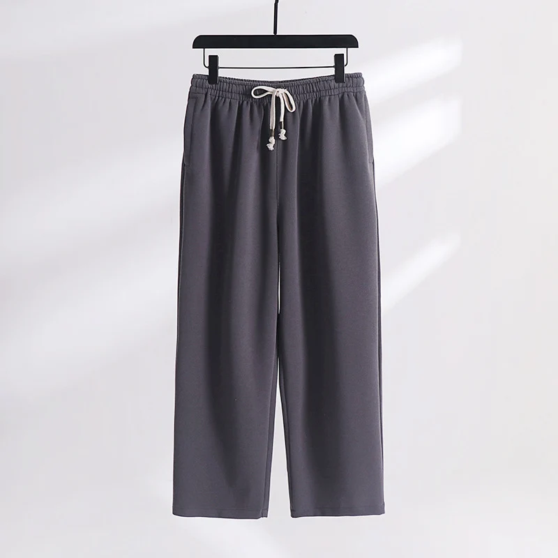 Unisex Gefütterte Fleece-Jogginghose mit elastischem Bund Kordelzug und schmalem Knöchelbündchen Drune