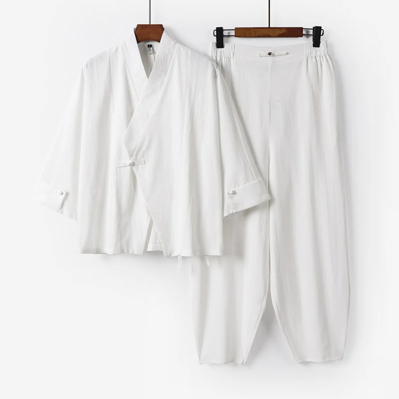 Herren Zen-inspiriertes Kimono-Loungewear-Set Drune