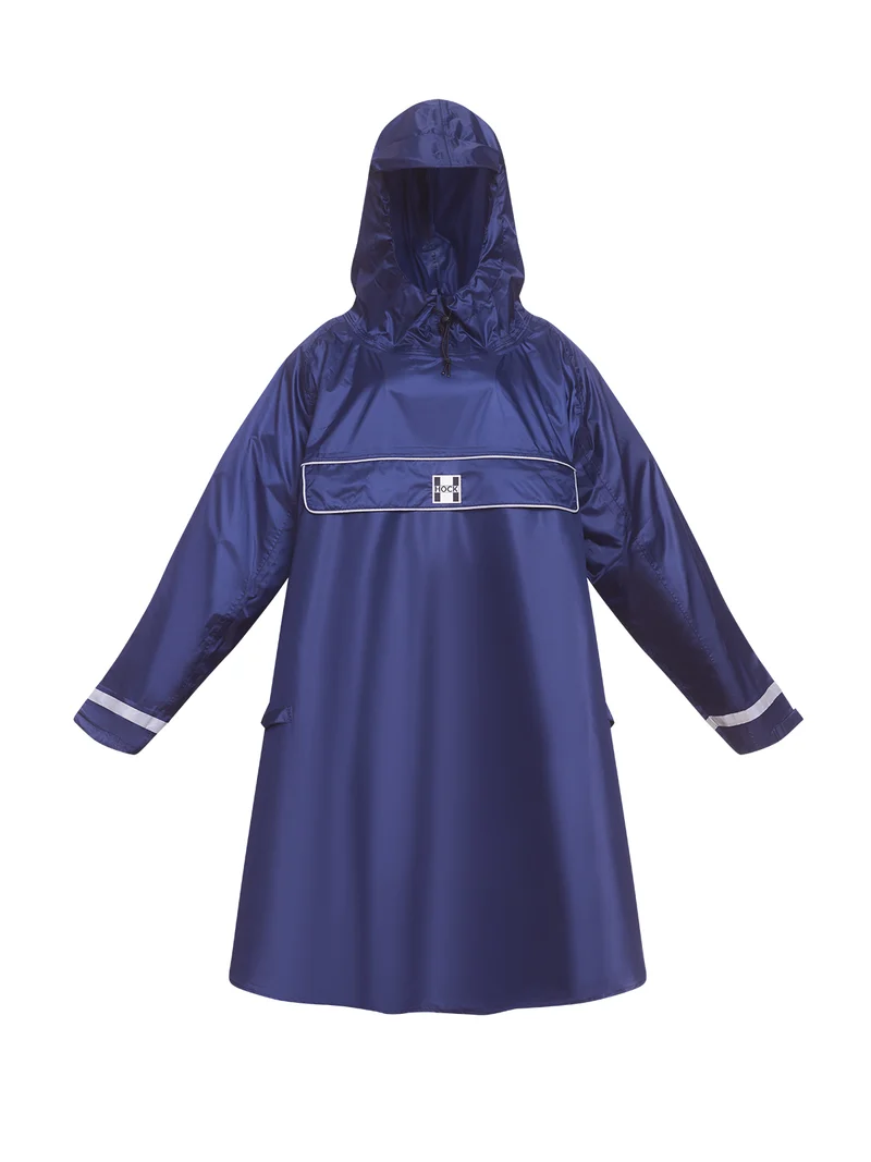 HOCK Premium „E-Bike Poncho“, Regenponcho mit Ärmel für Fahrrad und E-Bike, für Helme geeignet - Regencape 100,0% wasserdicht, Fahrradponcho für Herren & Damen