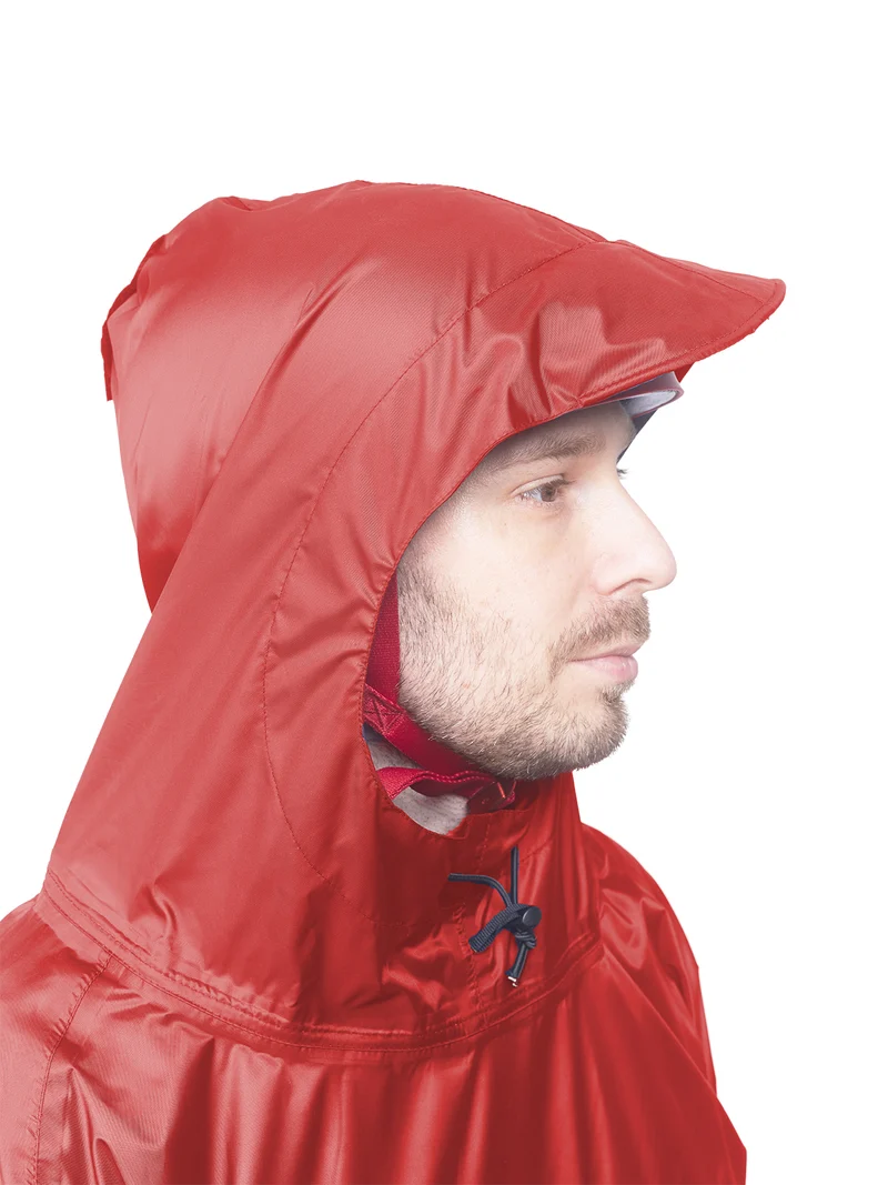 HOCK Premium „E-Bike Poncho“, Regenponcho mit Ärmel für Fahrrad und E-Bike, für Helme geeignet - Regencape 100,0% wasserdicht, Fahrradponcho für Herren & Damen