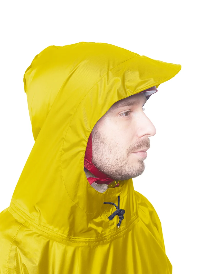 HOCK Premium „E-Bike Poncho“, Regenponcho mit Ärmel für Fahrrad und E-Bike, für Helme geeignet - Regencape 100,0% wasserdicht, Fahrradponcho für Herren & Damen