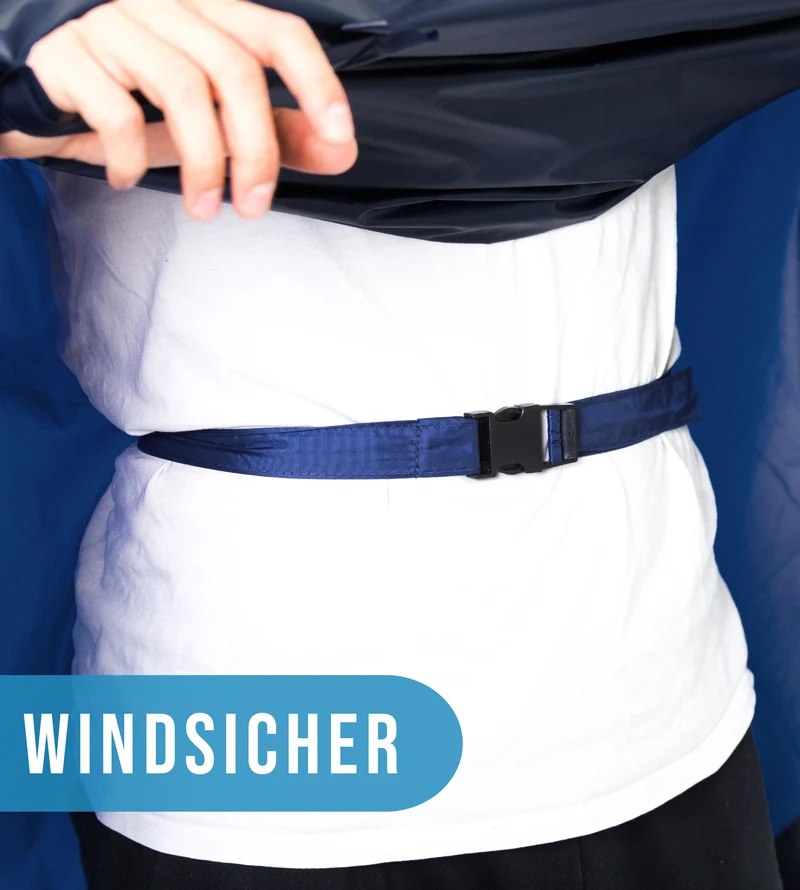 Fahrrad Regenponcho 'Rain Light' - Der 'Alltags-Poncho' mit Kapuze und seitlicher Armöffnung