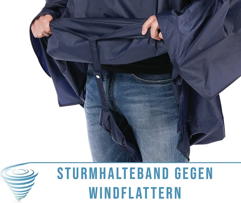Wanderponcho "Wetter AS Klima" (SONDERPREIS)