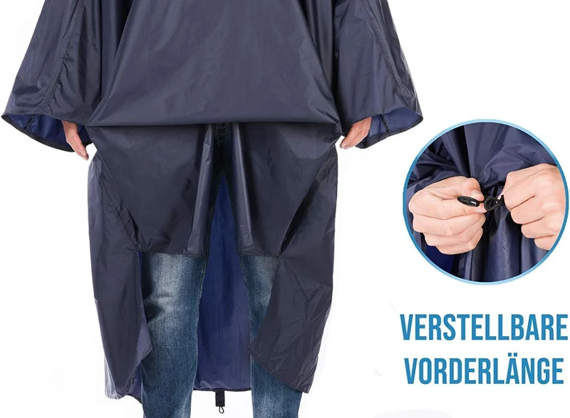 Wanderponcho "Wetter AS Klima" (SONDERPREIS)