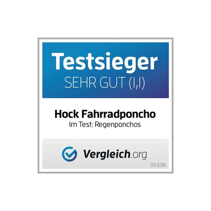 Radponcho "Rain Stop" - Fahrrad Regenponcho - Der Testsieger