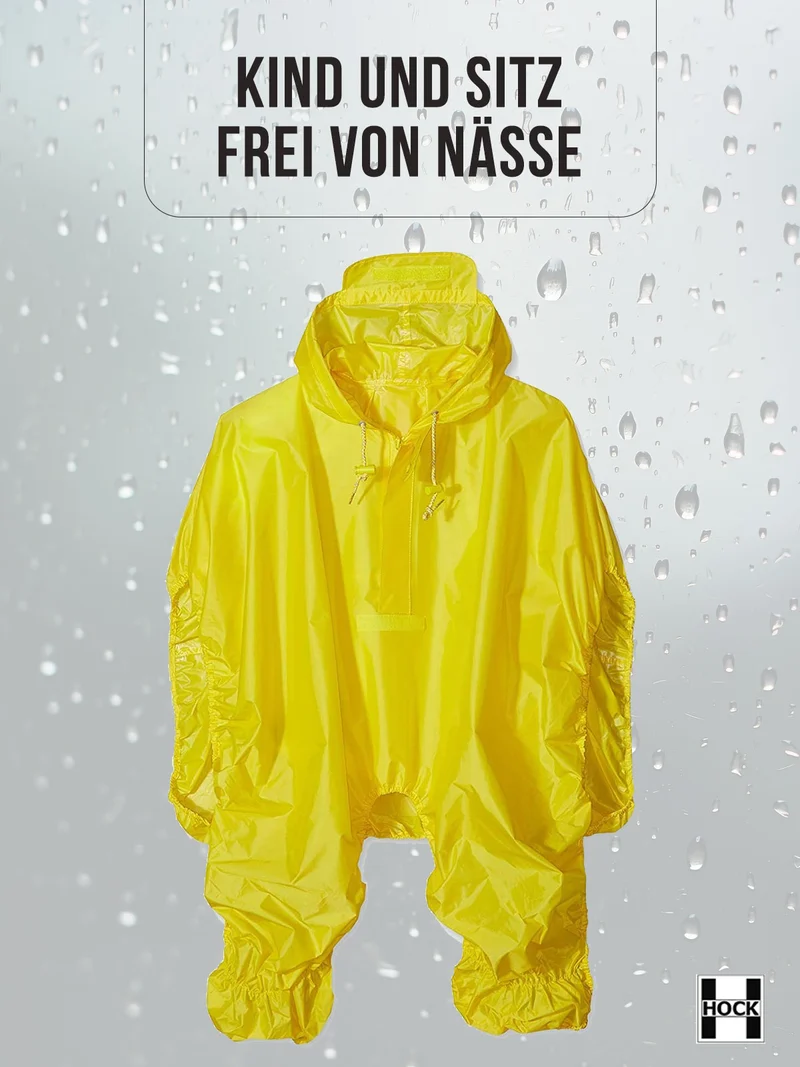 Kinder Fahrradsitz Cape "Rain Bow" - Regenschutz für Fahrradkindersitz