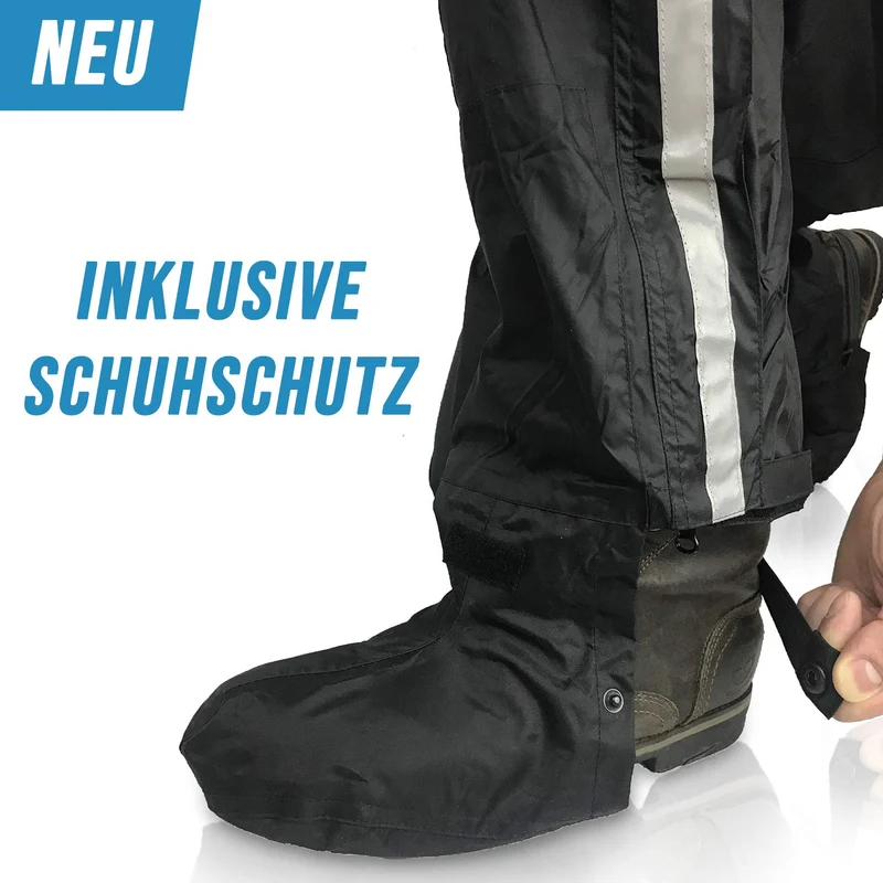 Regenhose „GamAs“: 10.000 mm, atmungsaktiv, mit Gamaschen
