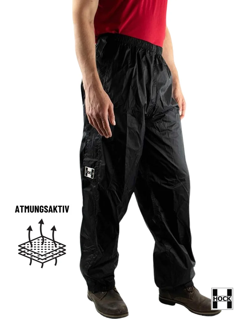 Regenhose „Zipp“: 10.000 mm, atmungsaktiv, Full‑Zip