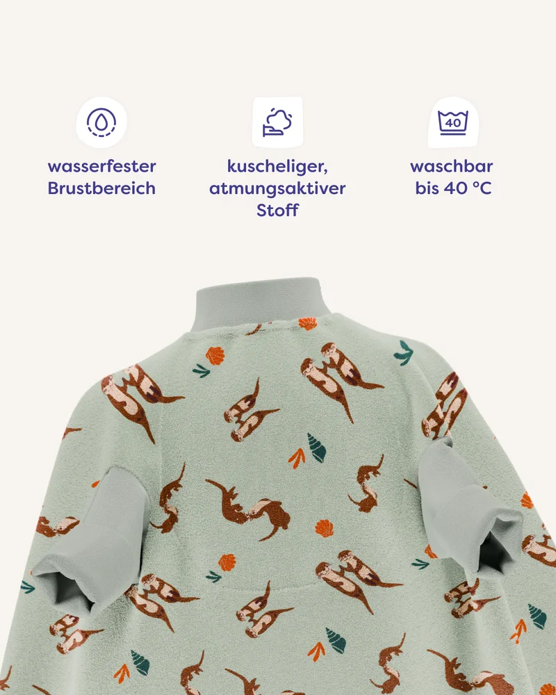 Lätzchen Boo Otter Baby. wasserdicht | Little Casimir