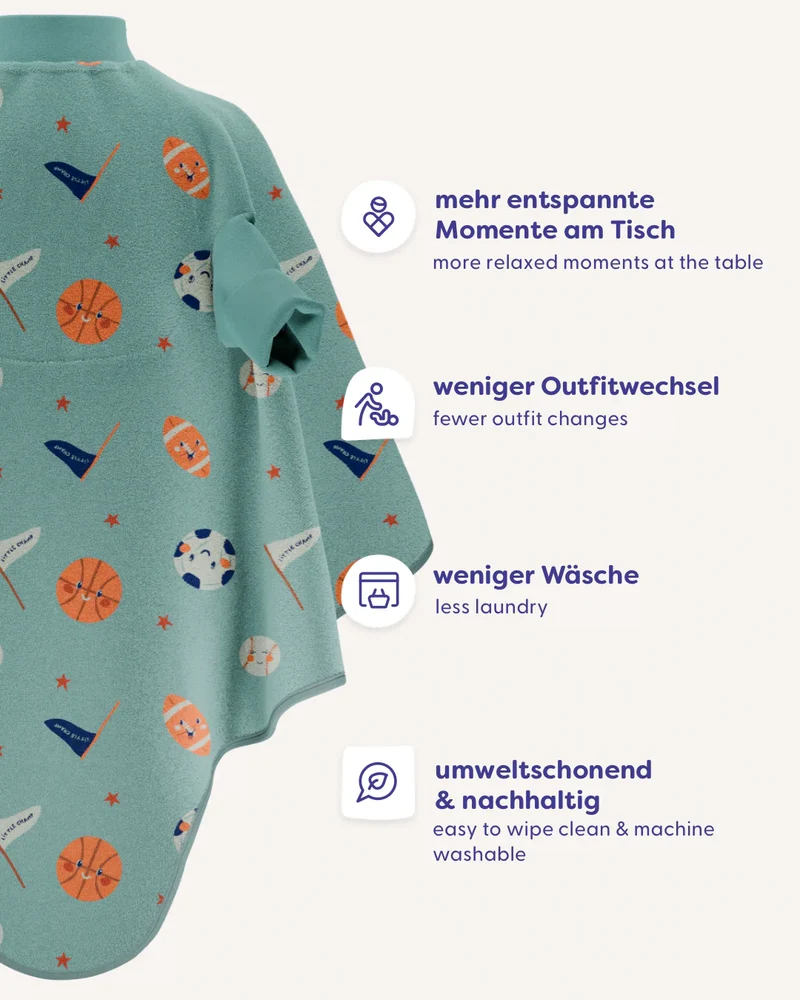 Lätzchen "Boo" Frottee. Tiny Champ. wasserdicht | Little Casimir