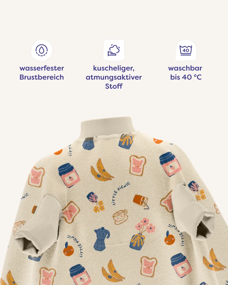 Limited Edition. Lätzchen "Boo" Picnic Club. Frottee. wasserdicht | Little Casimir