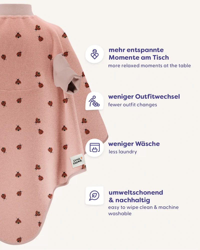 Lätzchen Frottee. Love Bugs. wasserdicht | Little Casimir