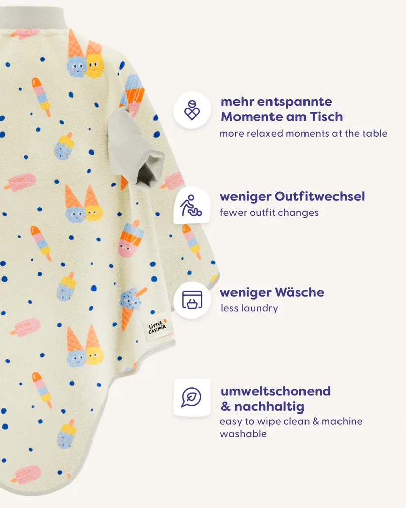 Lätzchen. Ice Cream. wasserdicht | Little Casimir