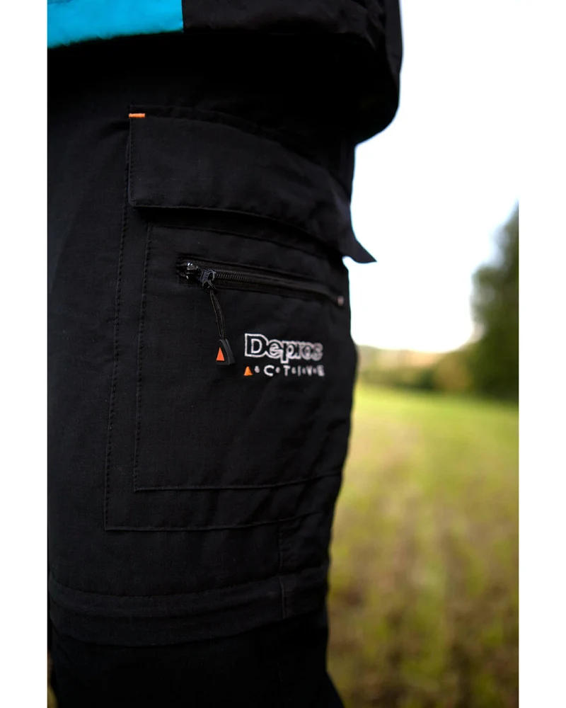 DEPROC 4-Wege-Elastische Outdoorhose Herren KENTVILLE FULLSTRETCH T-ZIP-OFF Men