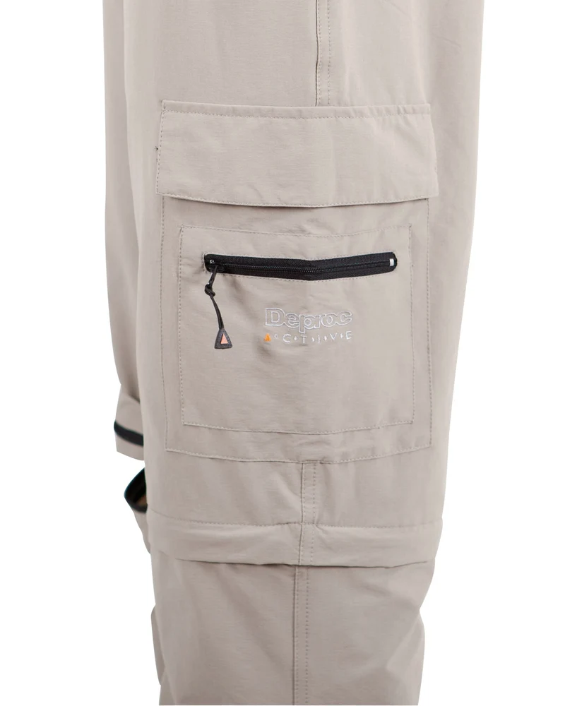 DEPROC 4-Wege-Elastische Outdoorhose Herren KENTVILLE FULLSTRETCH T-ZIP-OFF Men