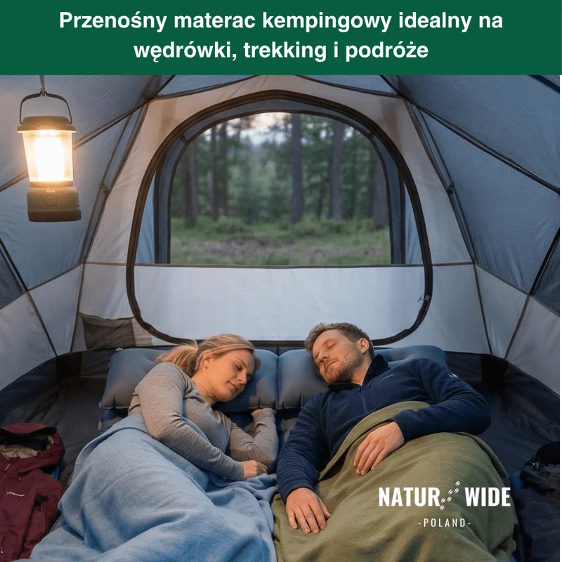 Ultralekki Materac Kempingowy – Kompaktowy i Idealny na Każdą Przygodę