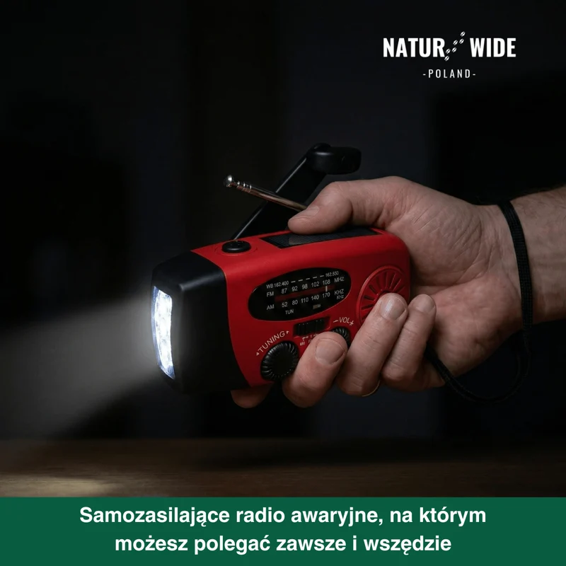 Wielofunkcyjne Radio Awaryjne – Solarne, Dynamo i Powerbank