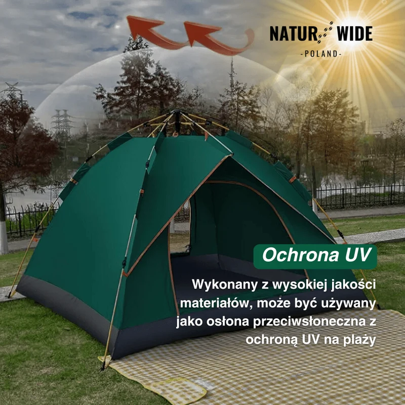 Namiot Outdoor Naturwide – Automatyczny Rozkład w 3 Sekundy