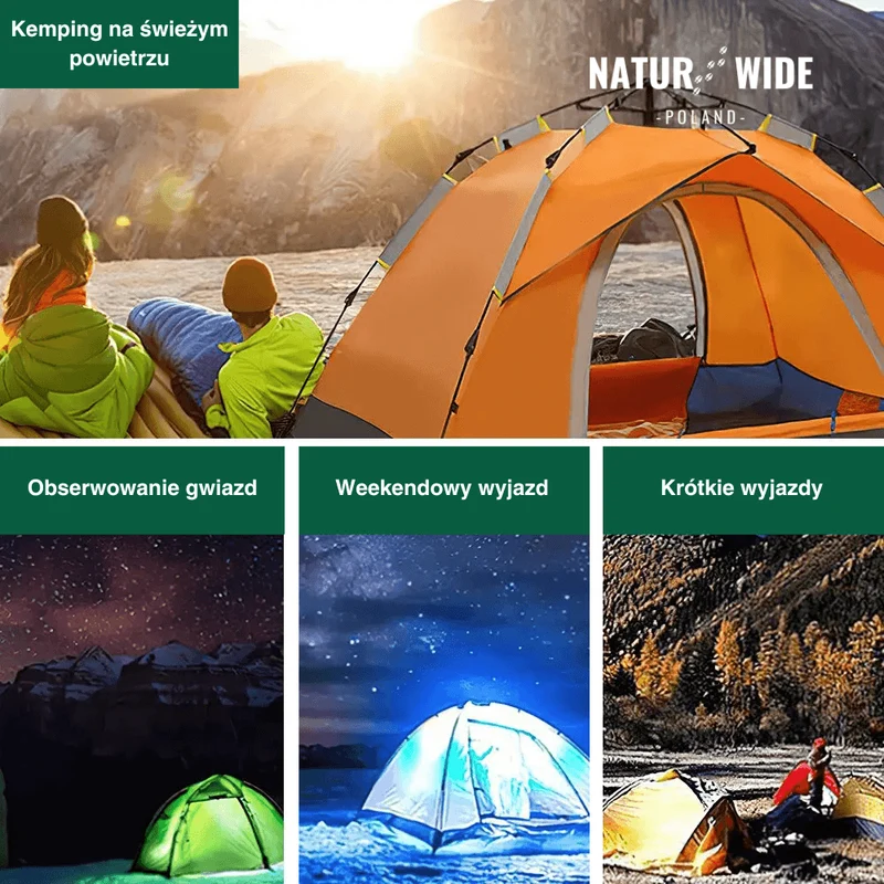 Namiot Outdoor Naturwide – Automatyczny Rozkład w 3 Sekundy