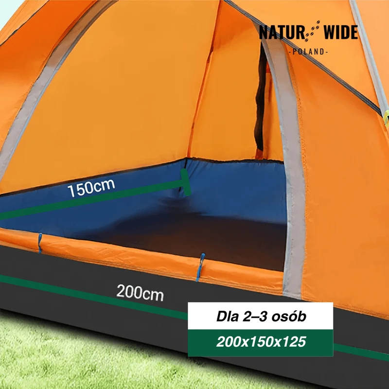 Namiot Outdoor Naturwide – Automatyczny Rozkład w 3 Sekundy
