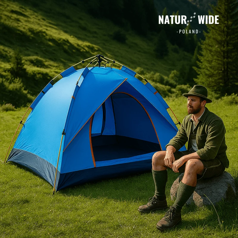 Namiot Outdoor Naturwide – Automatyczny Rozkład w 3 Sekundy