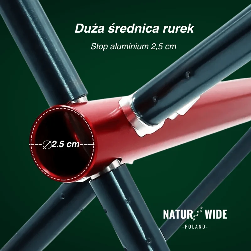 Naturwide Składane Krzesło Kempingowe Pro – Ultralekkie