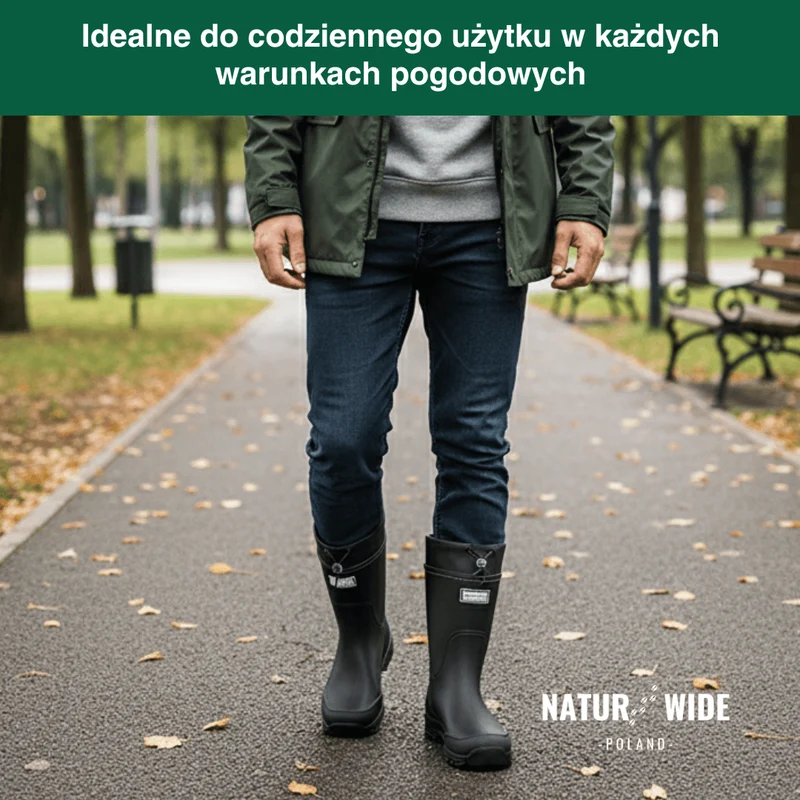 Uniwersalne Wodoodporne Buty Outdoor – Antypoślizgowe z Trwałego PVC