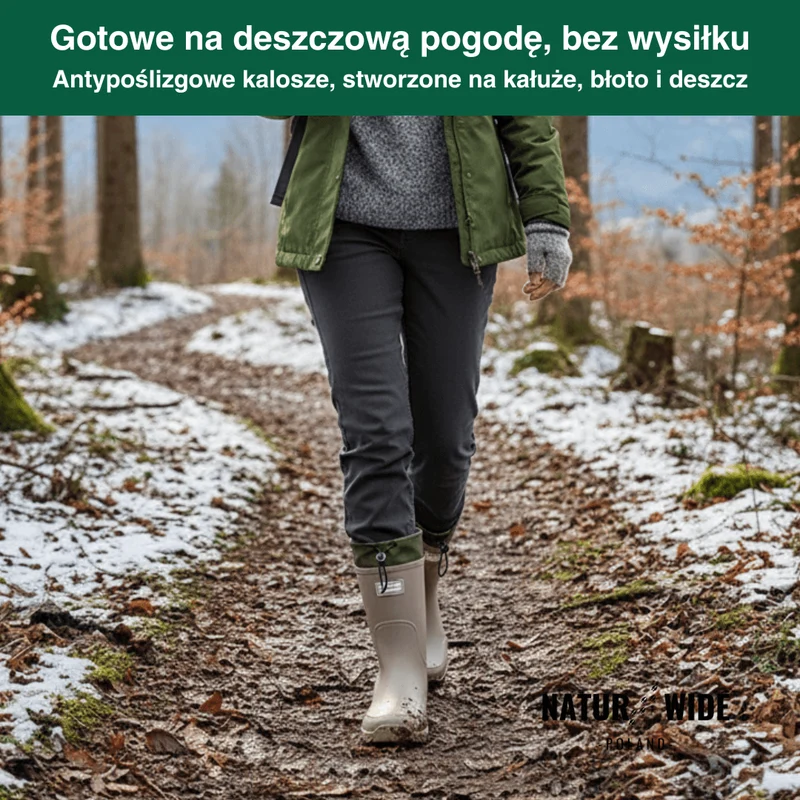 Uniwersalne Wodoodporne Buty Outdoor – Antypoślizgowe z Trwałego PVC