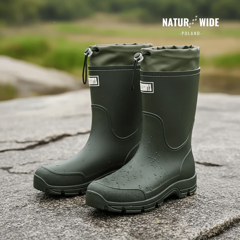 Uniwersalne Wodoodporne Buty Outdoor – Antypoślizgowe z Trwałego PVC