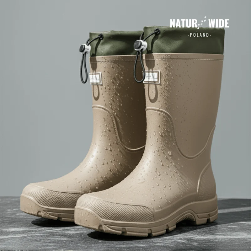 Uniwersalne Wodoodporne Buty Outdoor – Antypoślizgowe z Trwałego PVC