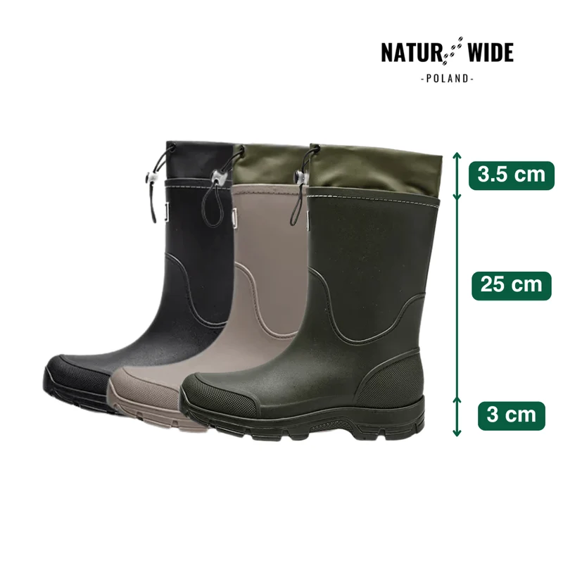 Uniwersalne Wodoodporne Buty Outdoor – Antypoślizgowe z Trwałego PVC