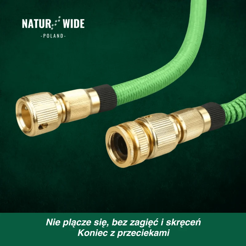 AquaFlex Pro – Elastyczny Wąż Ogrodowy z 8 Funkcjami Natrysku