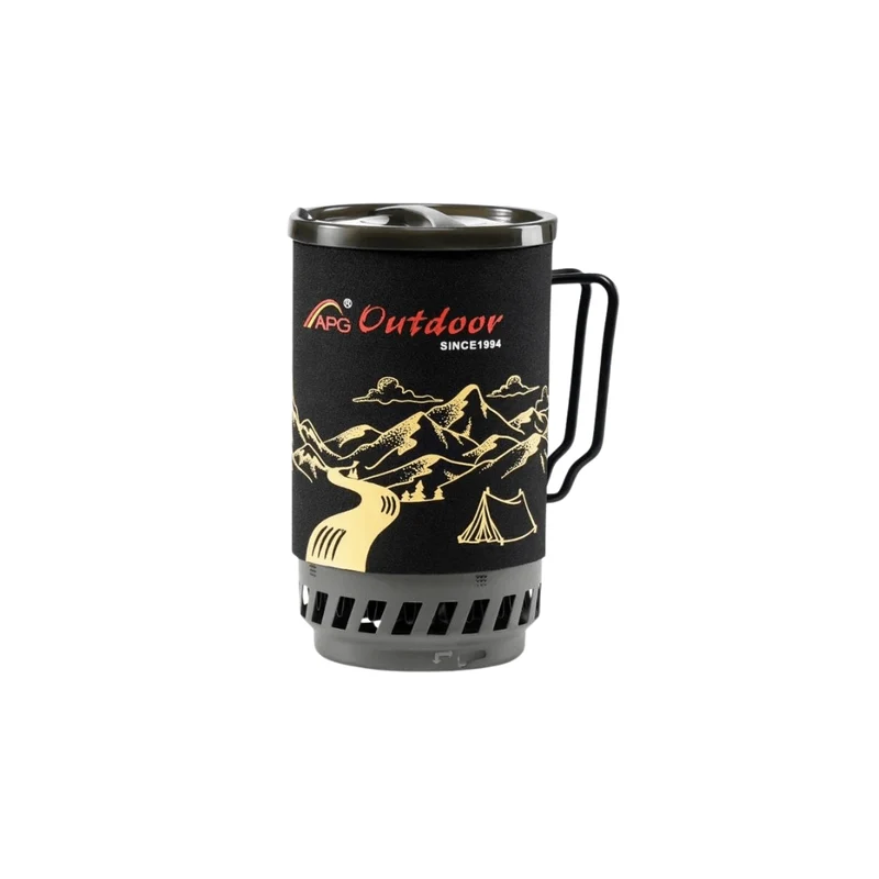 Portable 1.4L Camping Stove & Pot Cooking System