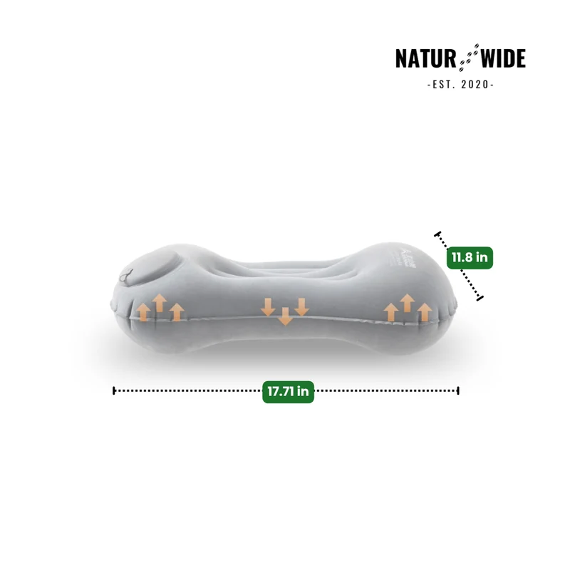 Ultralight Press-to-Inflate Camping Travel Pillow
