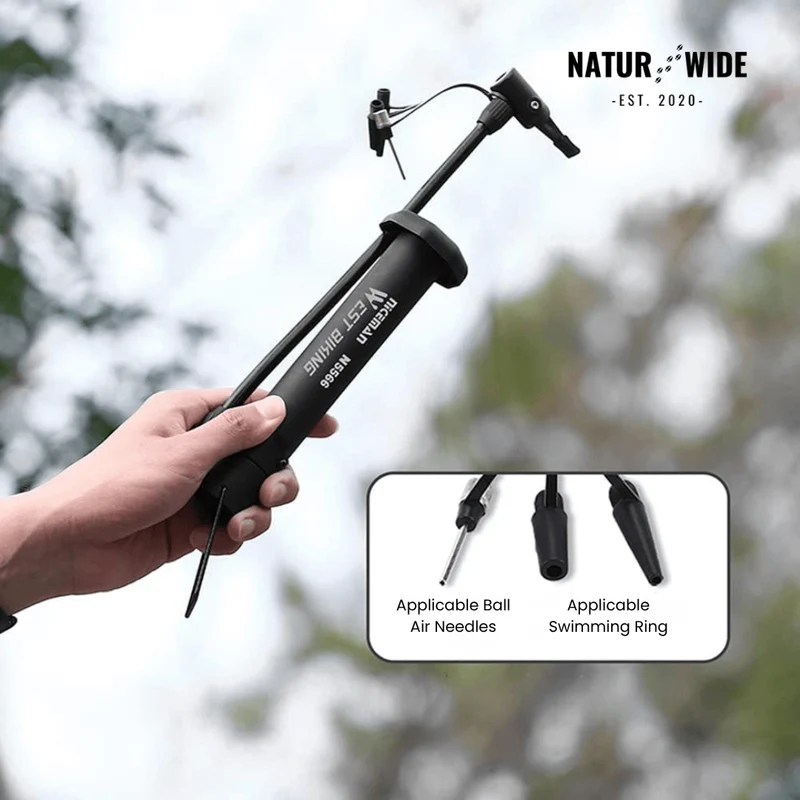 80 PSI Manual Floor Bike Pump & Inflator