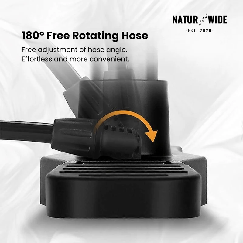 160PSI Portable Bike Pump with Gauge & 3-in-1 Nozzle