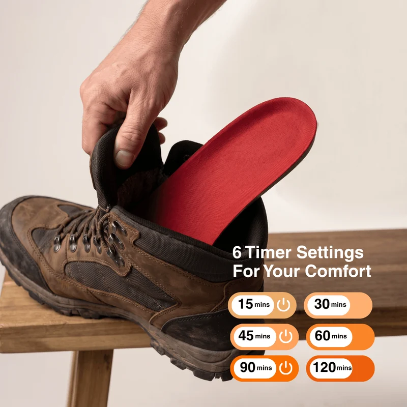 App-Controlled Smart Rechargeable Heated Insoles