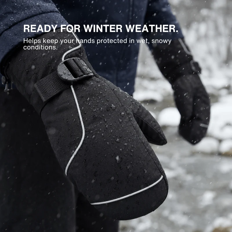 Rechargeable Waterproof Electric Heated Winter Mittens