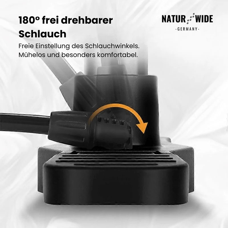11 bar Tragbare Pumpe mit Manometer & 3-in-1-Ventilaufsatz
