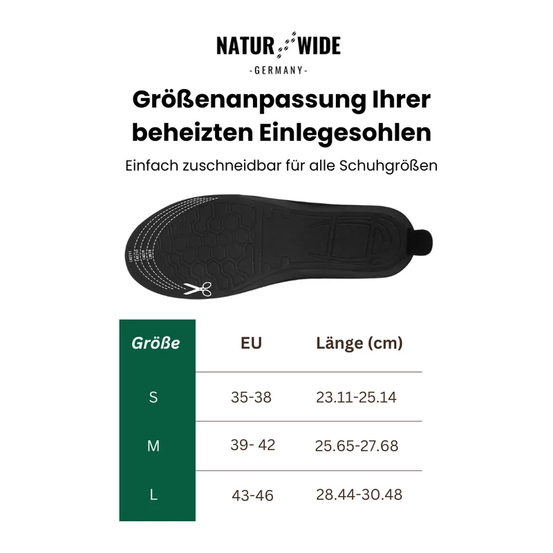 USB Elektrisch Beheizte Schuheinlegesohlen
