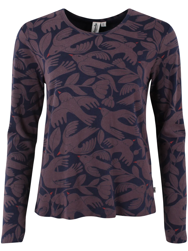 Danelotte Interlock Tee Dark Navy/Mauve BIRDIEUP
