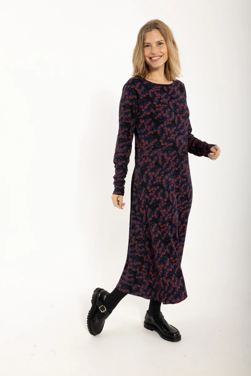 Daneviborg LS Interlock Dress Black MACRO MICRO