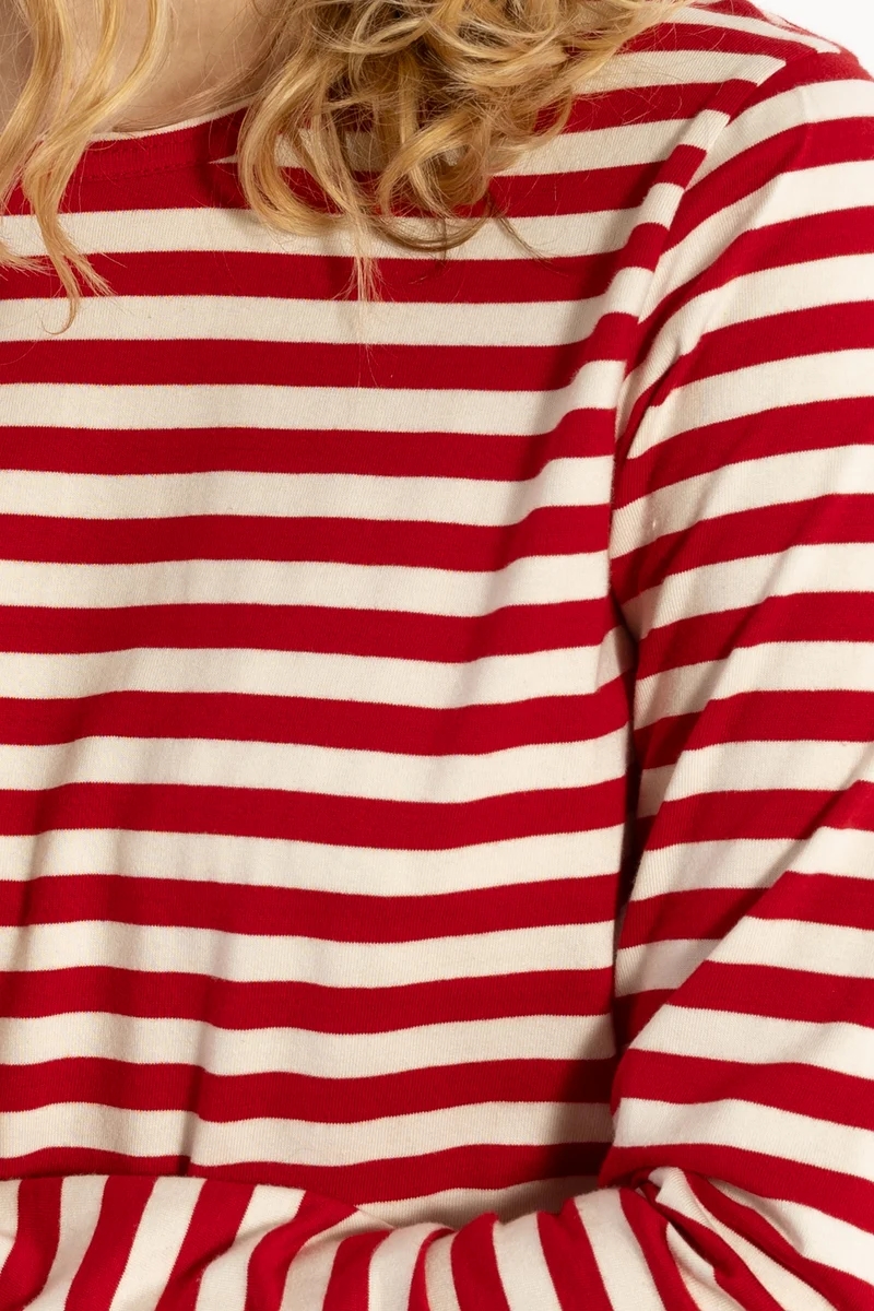Danejubii Modal Tee Dark Red/Chalk