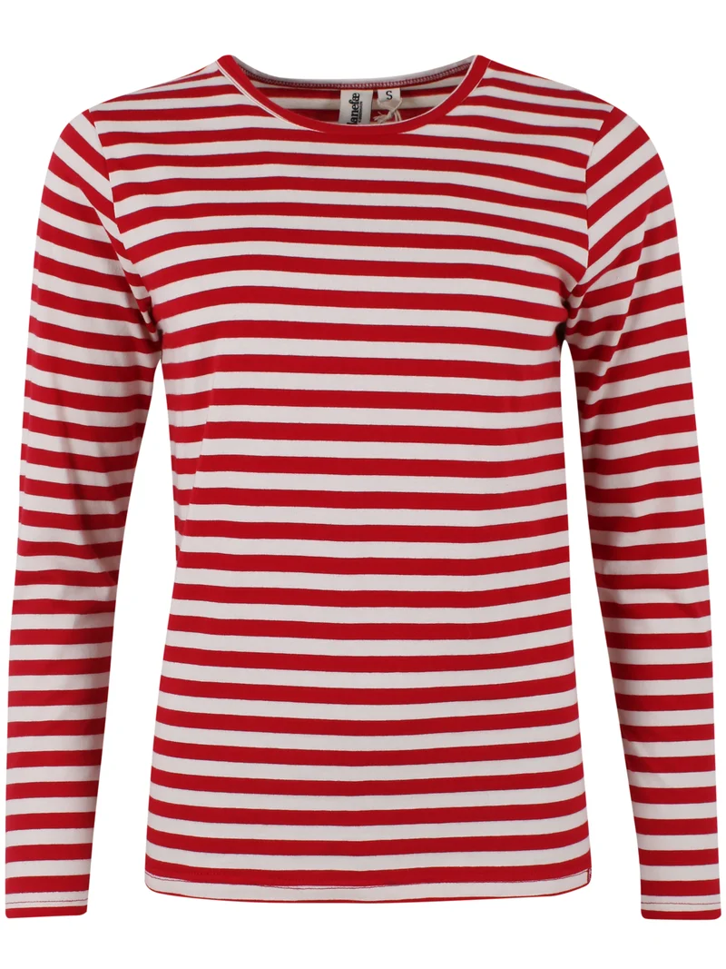 Danejubii Modal Tee Dark Red/Chalk