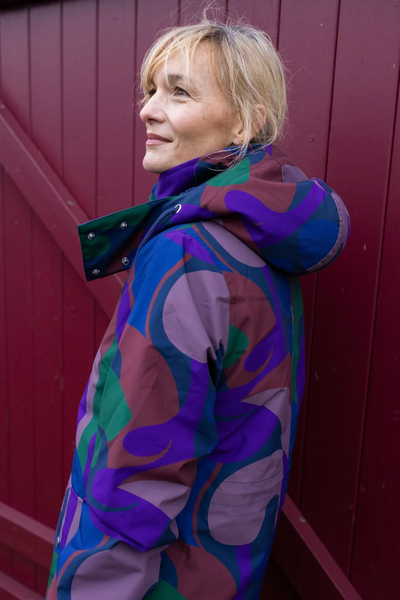 Daneturell Winter Coat Grey Plum TROPS