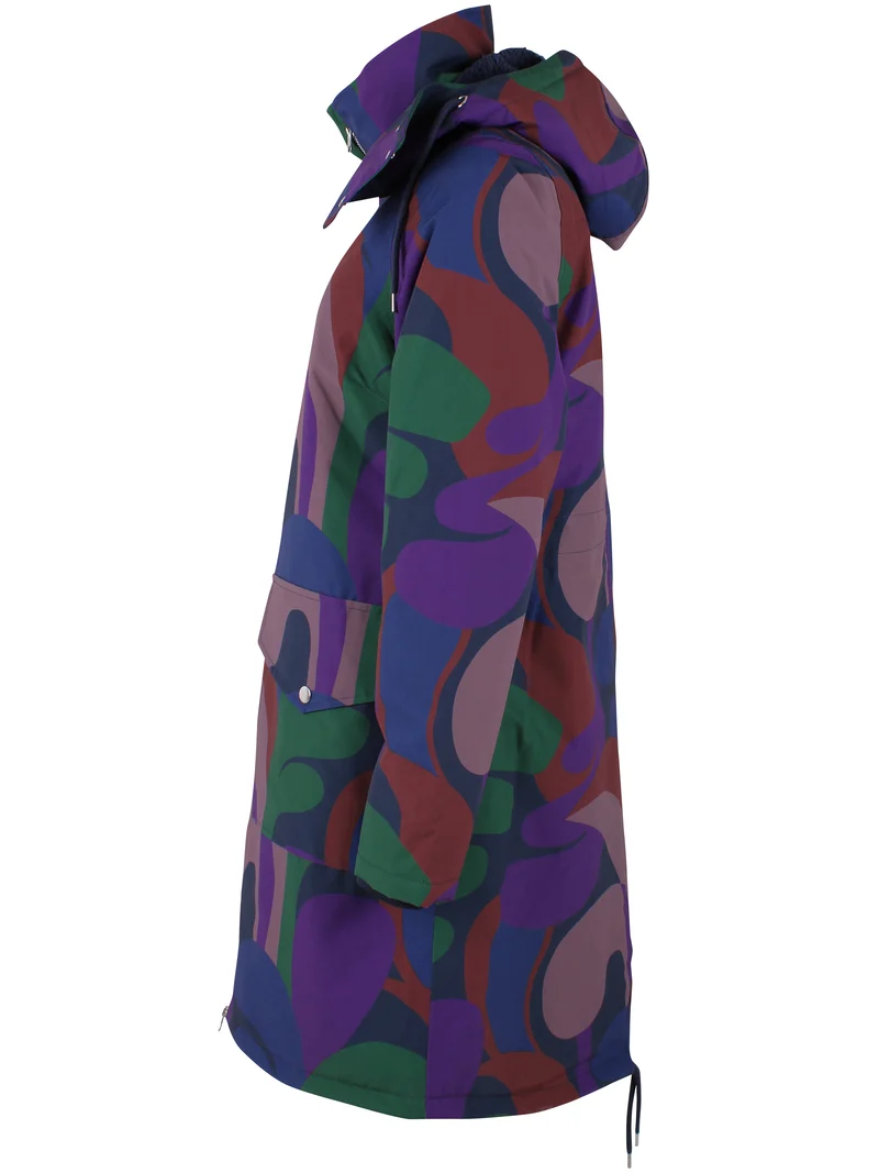Daneturell Winter Coat Grey Plum TROPS