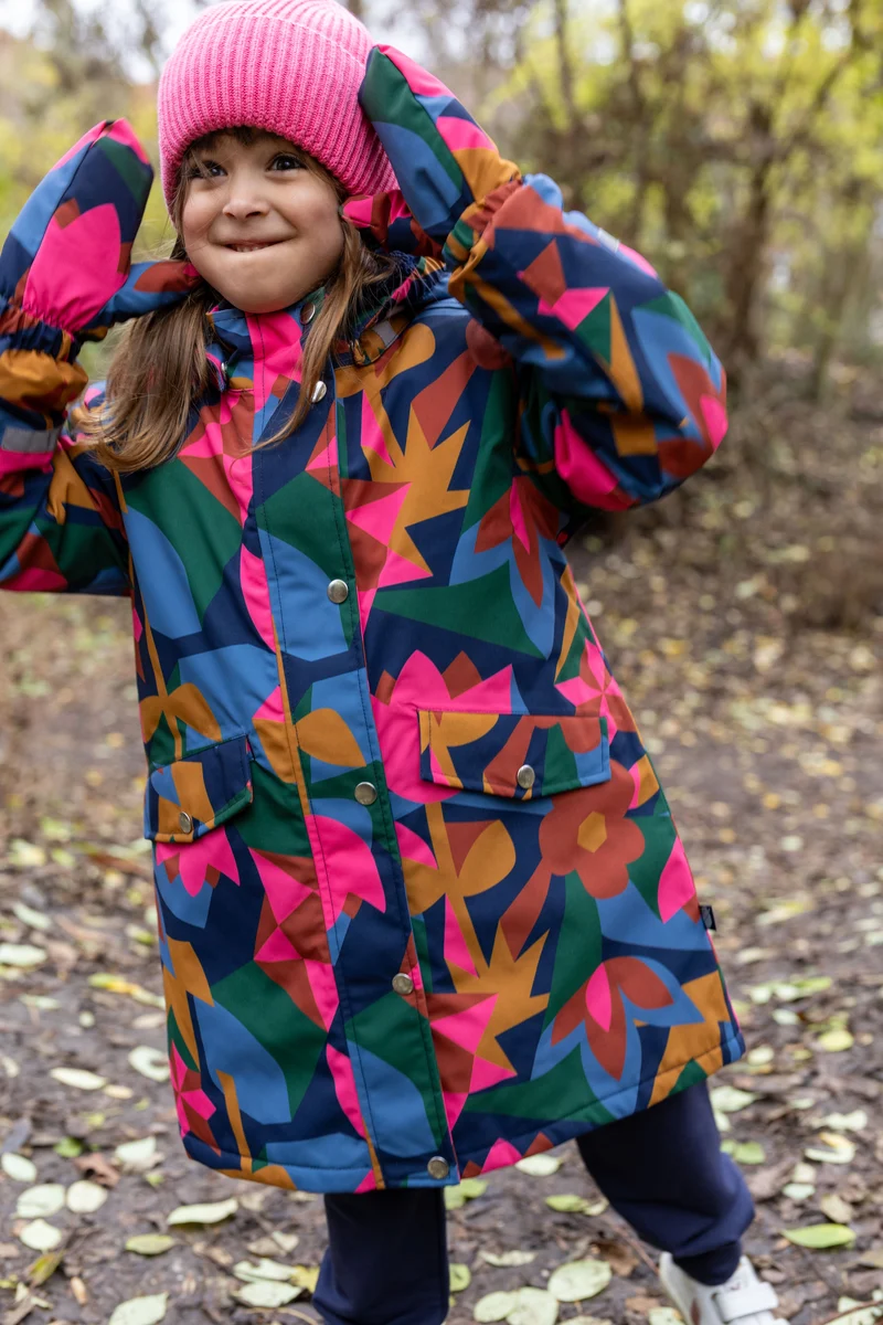 Danesvane Winter Parka Dark Navy/Soft Cherry GEOFLEUR
