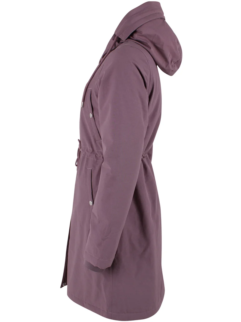 Danenora Winter Parka Grey Plum